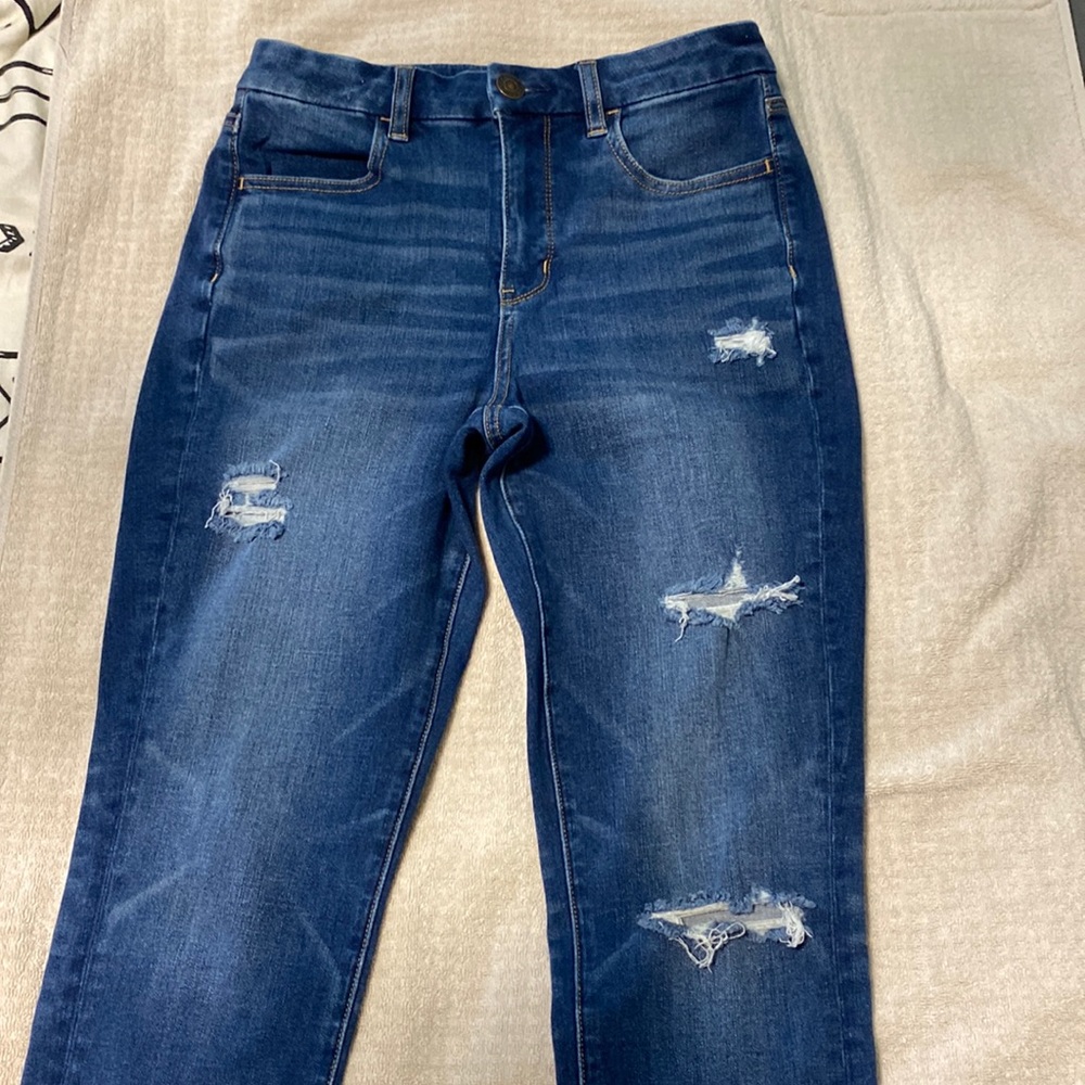 American Eagle size 6 the dream Jean Curvy high-rise jegging.